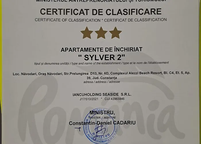 شقة Alezzi Sylver 2 Năvodari